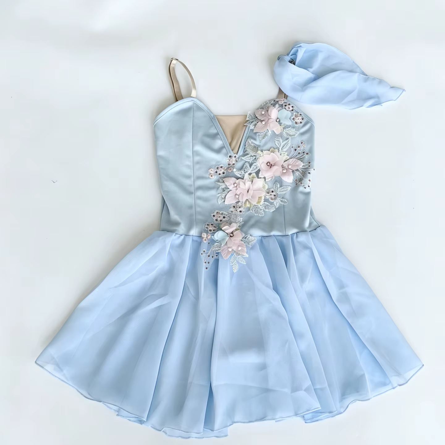 Jupe longue de ballet pour femmes et filles, costume de performance romantique pour scène, banquet e