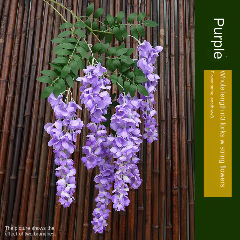 96cm artificiel Abler géant glycine longues Branches fleurs mariage décoration de la maison intérieu