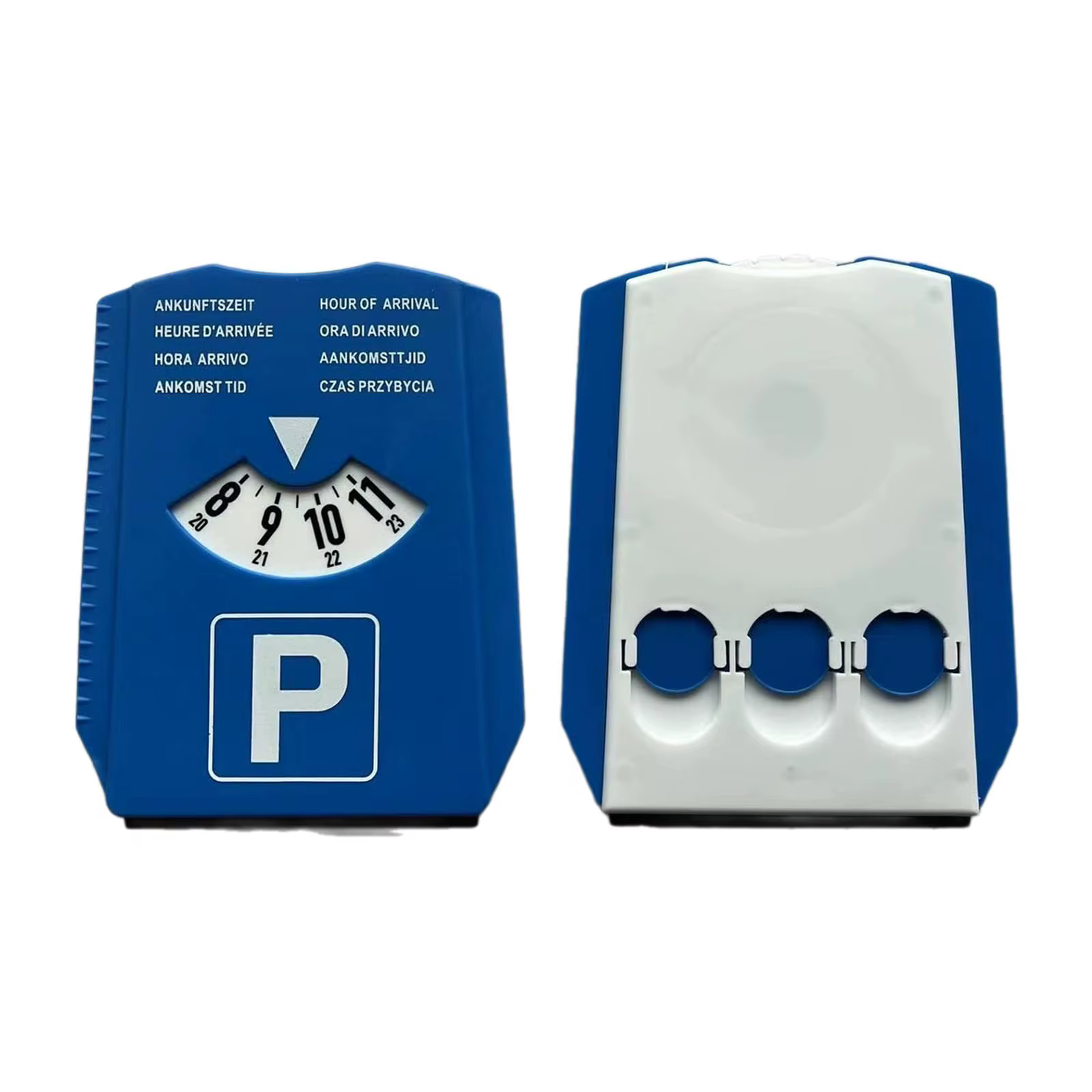 Disque de stationnement multifonctionnel pour voiture européenne, avec pelle à neige et minuteur de