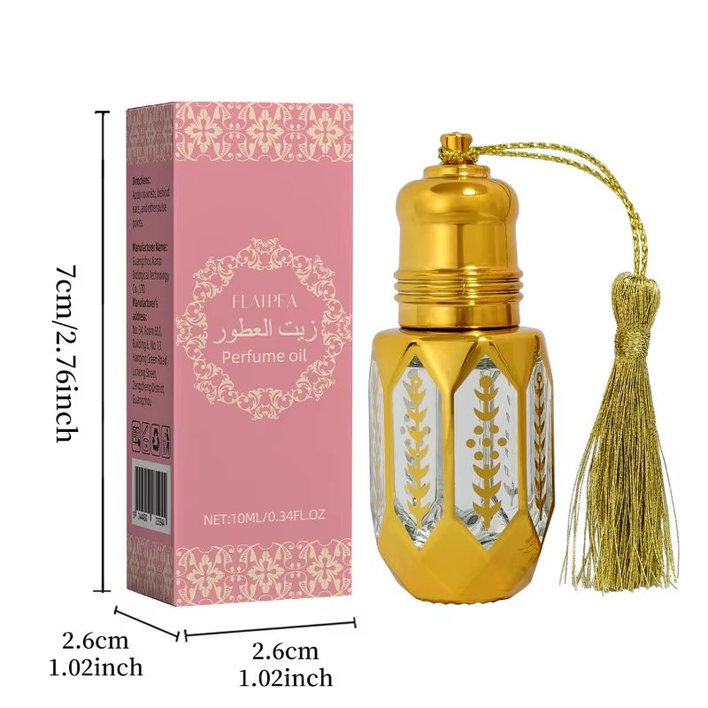 Huile de parfum arabe fruitée au jasmin, parfum durable, élégant, luxueux, charmant, pour femmes, Ro