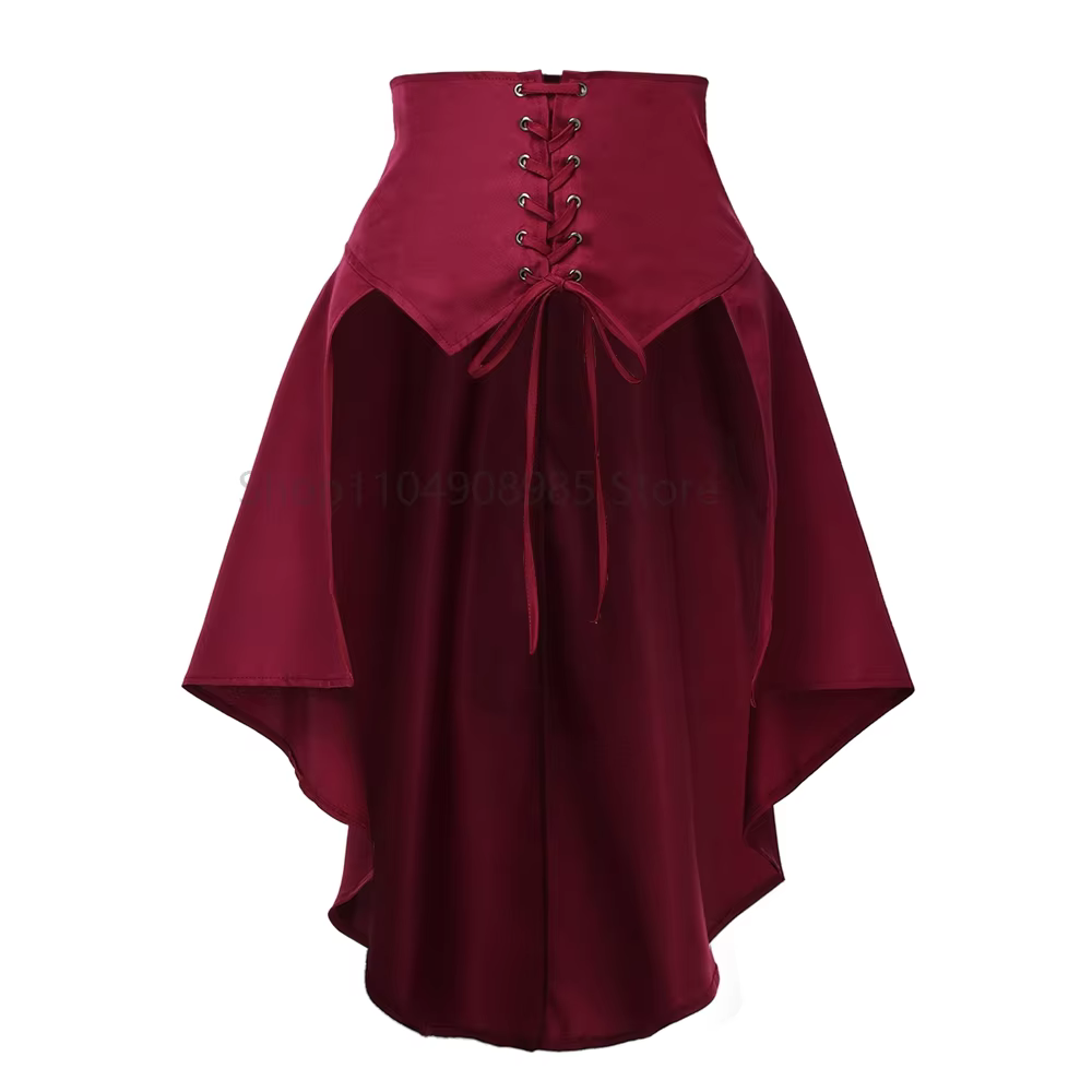Nouveau 2025 jupe médiévale femmes victorien Burlesque sirène jupe gothique Steampunk Punk Corset ag