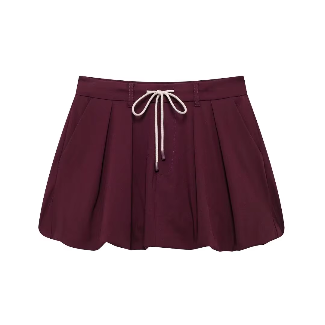 MUJER 2025 ballon Mini jupe femmes plissé taille moyenne jupes pour femmes automne jupes courtes fem