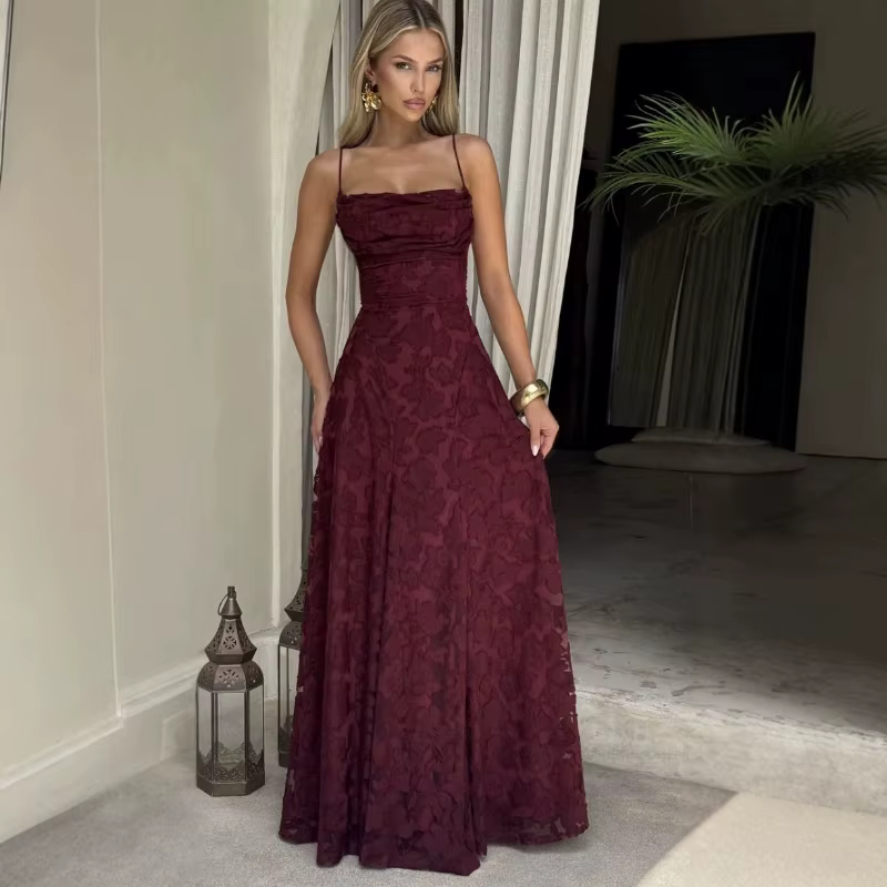 Nouvelle Robe Longue Sexy Dos Nu Printemps 2026
