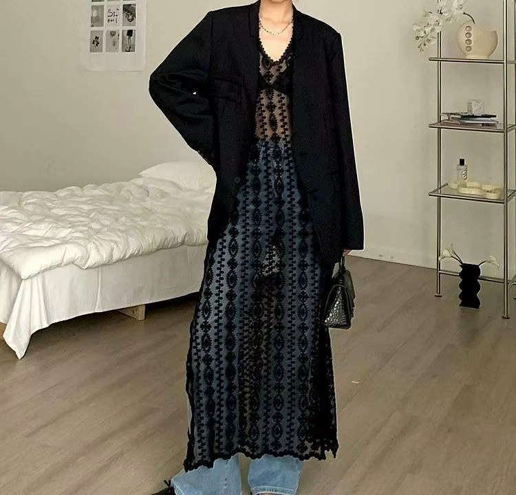 Jupe en dentelle 2026, robe ample de style impérial, pour les fans
