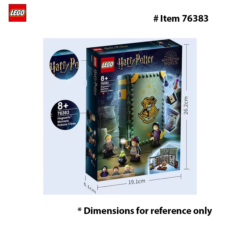 Ensemble de jeu portable LEGO Harry Potter, Poudlard, Classe de potions, Brick-Built, Moment: Potion