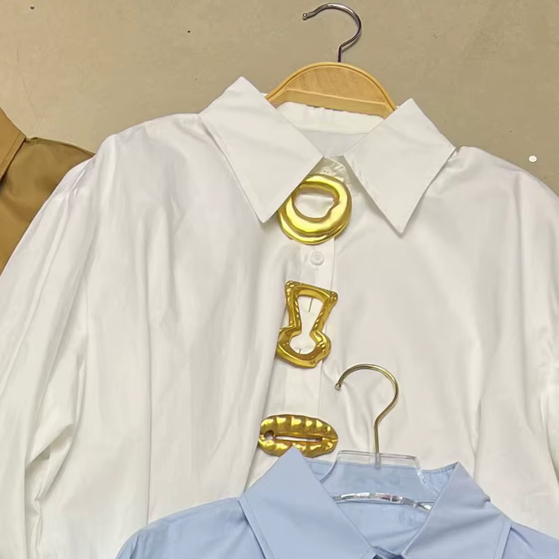 Chemisier à col rabattu pour femme, manches longues, coupe ample, polyvalent, 2026, Blusas Mujer De
