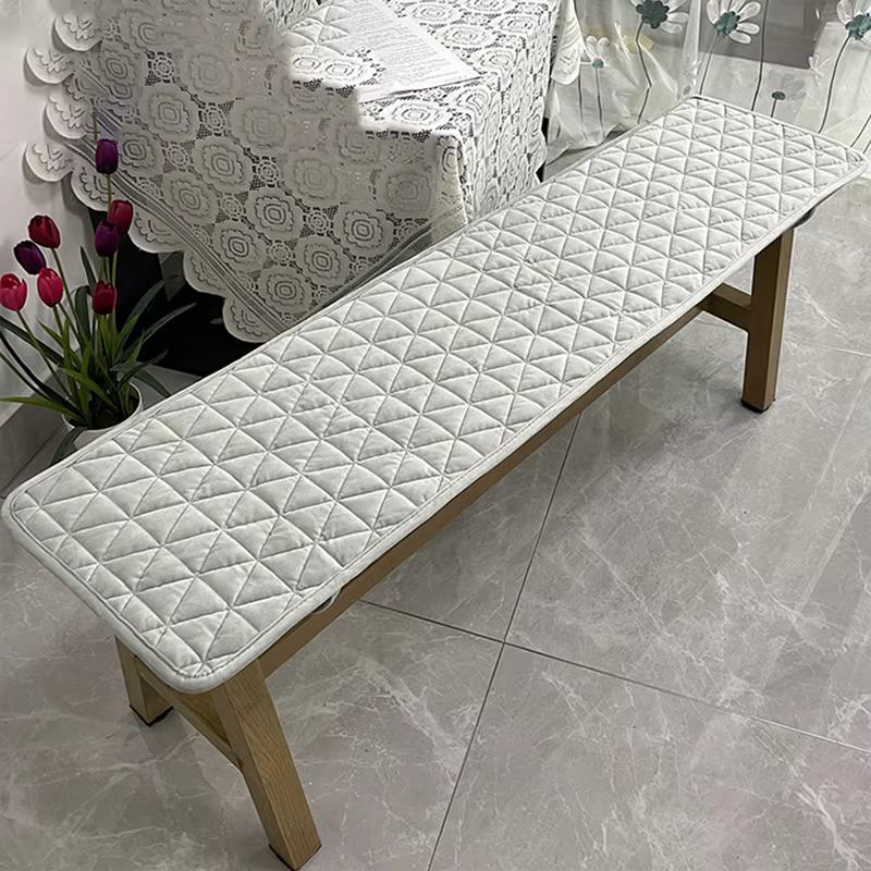 Coussin de banc Long épais, tapis de chaise, siège souple, antidérapant, pour cantine, cour, Long re