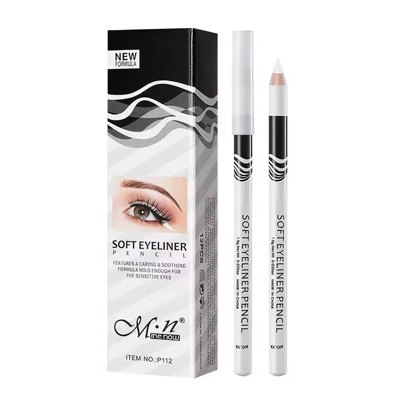Eyeliner blanc, maquillage durable, lisse, facile à porter, éclaircissant pour les yeux, imperméable