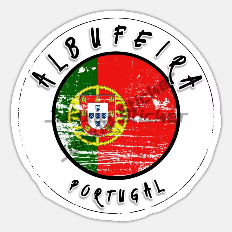 Autocollant blason du Portugal pour garçon, autocollant de football vintage, imperméable, extérieur