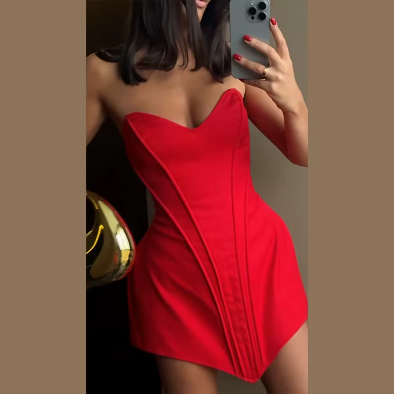 Robe longue sexy en dentelle transparente pour femme, dos nu, coupe ajustée, plissée, fendue, nouvel