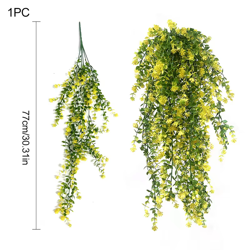 Plante Artificielle et Fleurs, Longue Guirlande de Fleurs de Volubilis, Accessoires de Décoration Ex