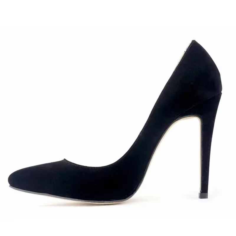 Femmes talons aiguilles mode classique 11 cm Sexy bout pointu talons hauts pompes dames élégant talo