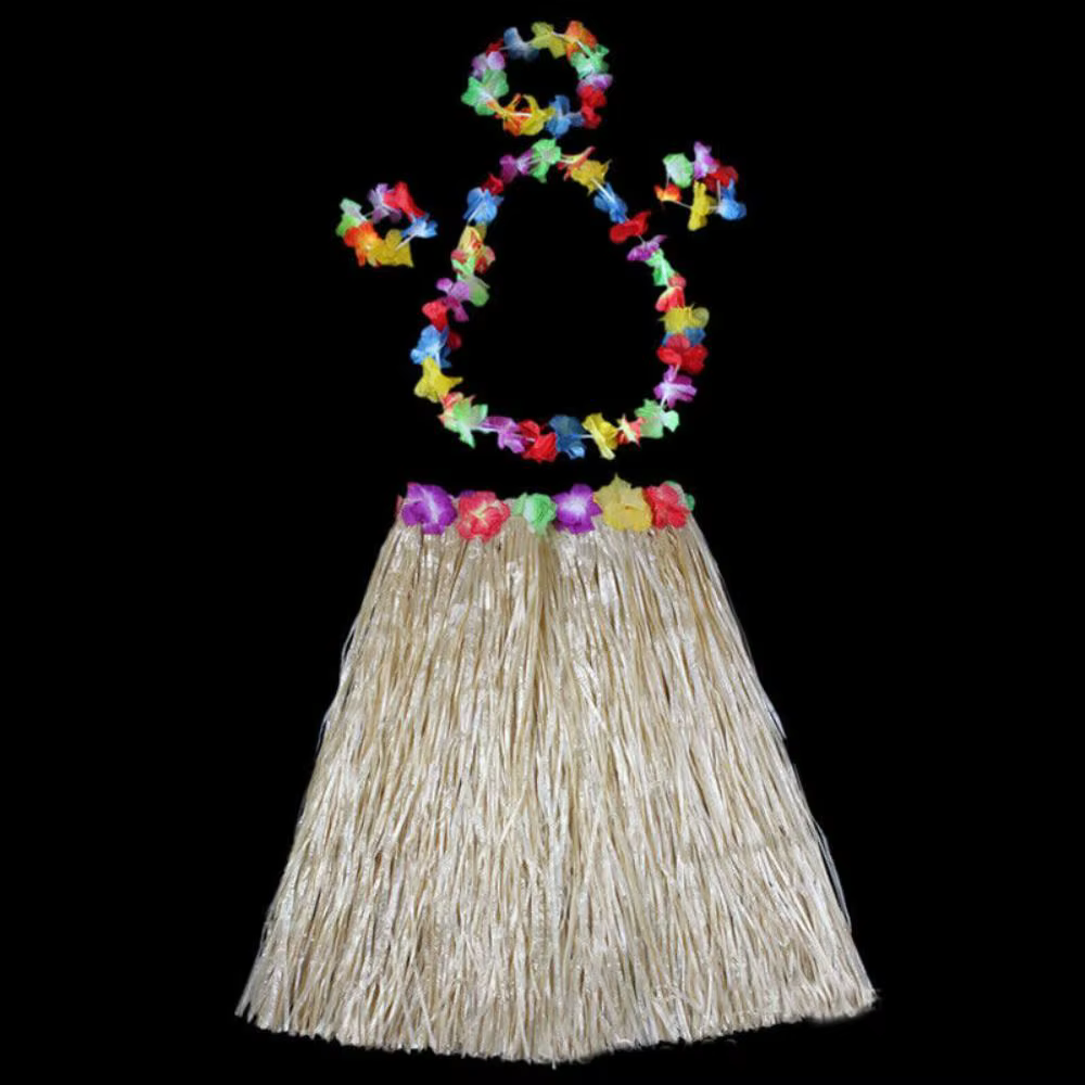 Robe de Barrage Hawaïenne pour Femme, Jupe Hula, Charmante, 40cm