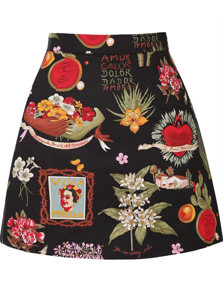 Jupe à bandes en coton pour femmes, longueur midi, rétro, vintage, décontractée, taille haute, trava