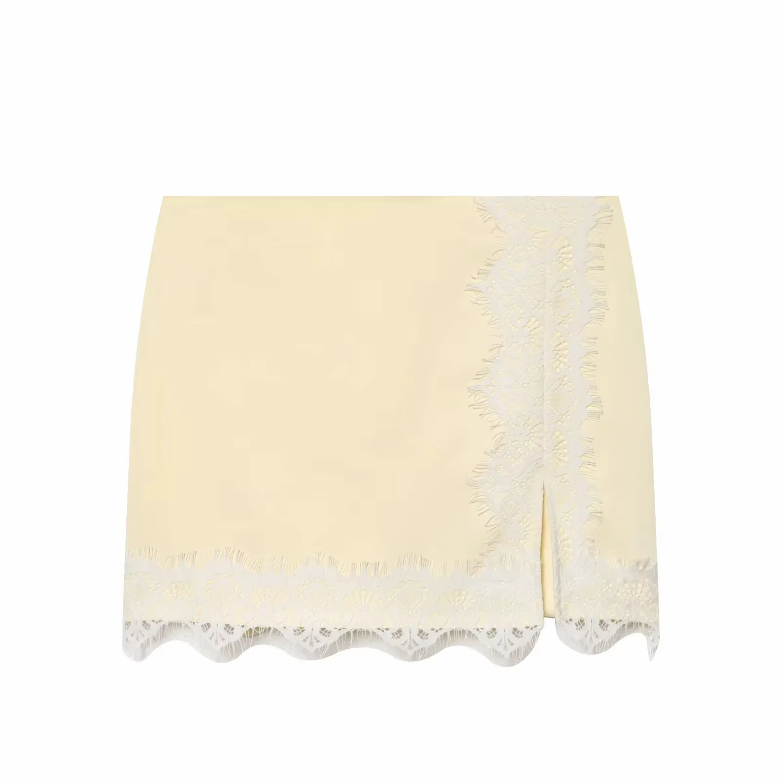 Ensemble tailleur décontracté pour femme avec patchwork en dentelle, blazer court élégant et jupe à