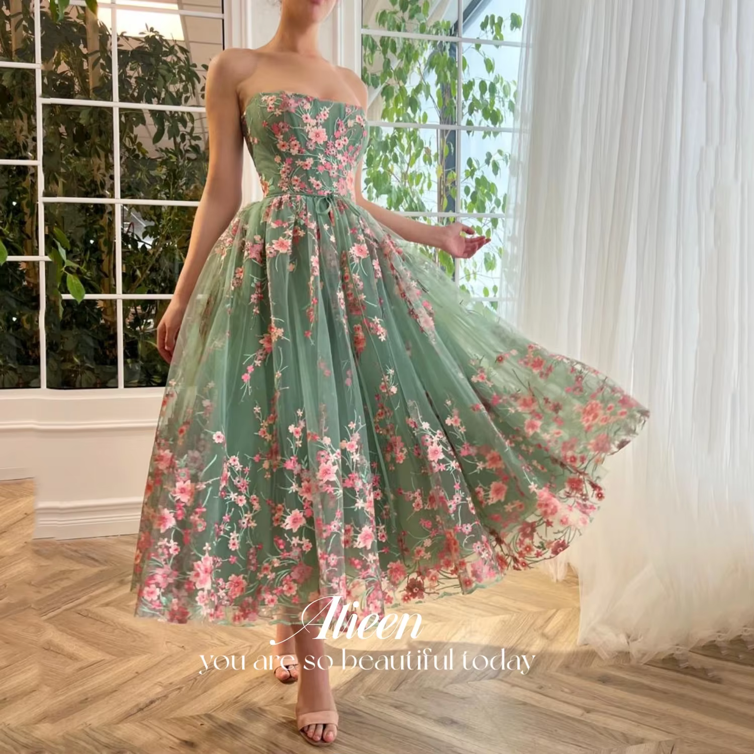 Robe de remise de diplôme longue robe de soirée de mariage femmes élégant luxe fée jupe ligne une fl
