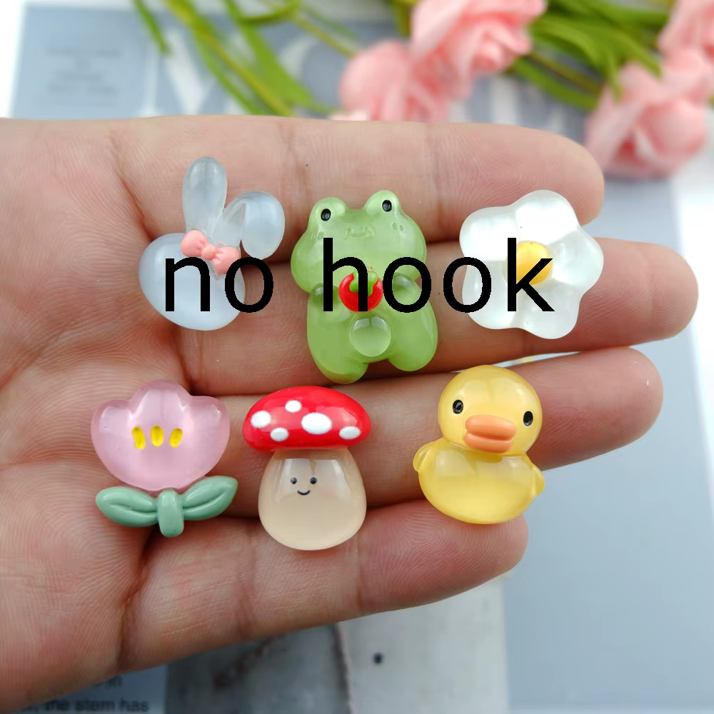 Breloques fleur canard champignon pour la fabrication de bijoux, bricolage, boucle d'oreille, Bracel