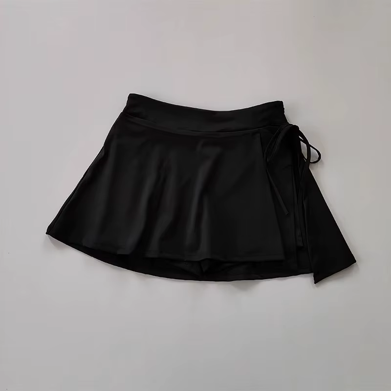 Jupe courte de yoga de sport pour femmes, pantalon de jupe de tennis de badminton avec poches intéri