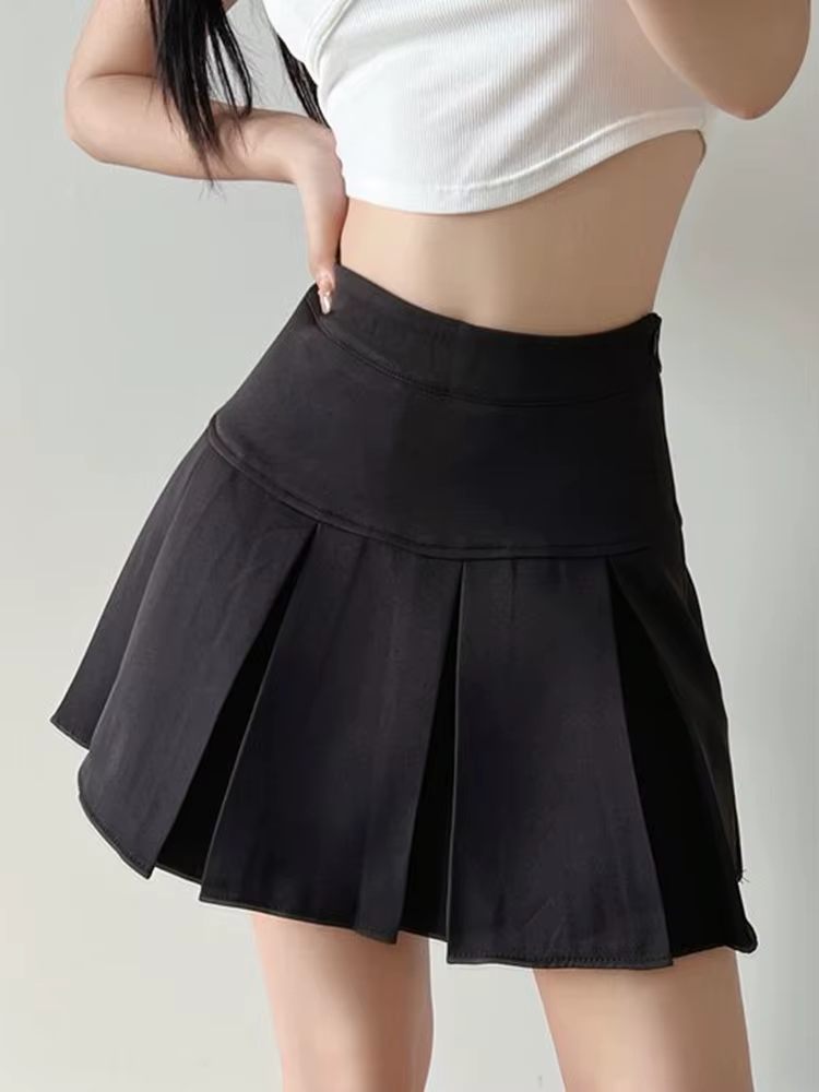 Jmprs – jupe plissée taille haute pour femmes, mode d'été, Mini jupes Jk, uniforme scolaire coréen, 