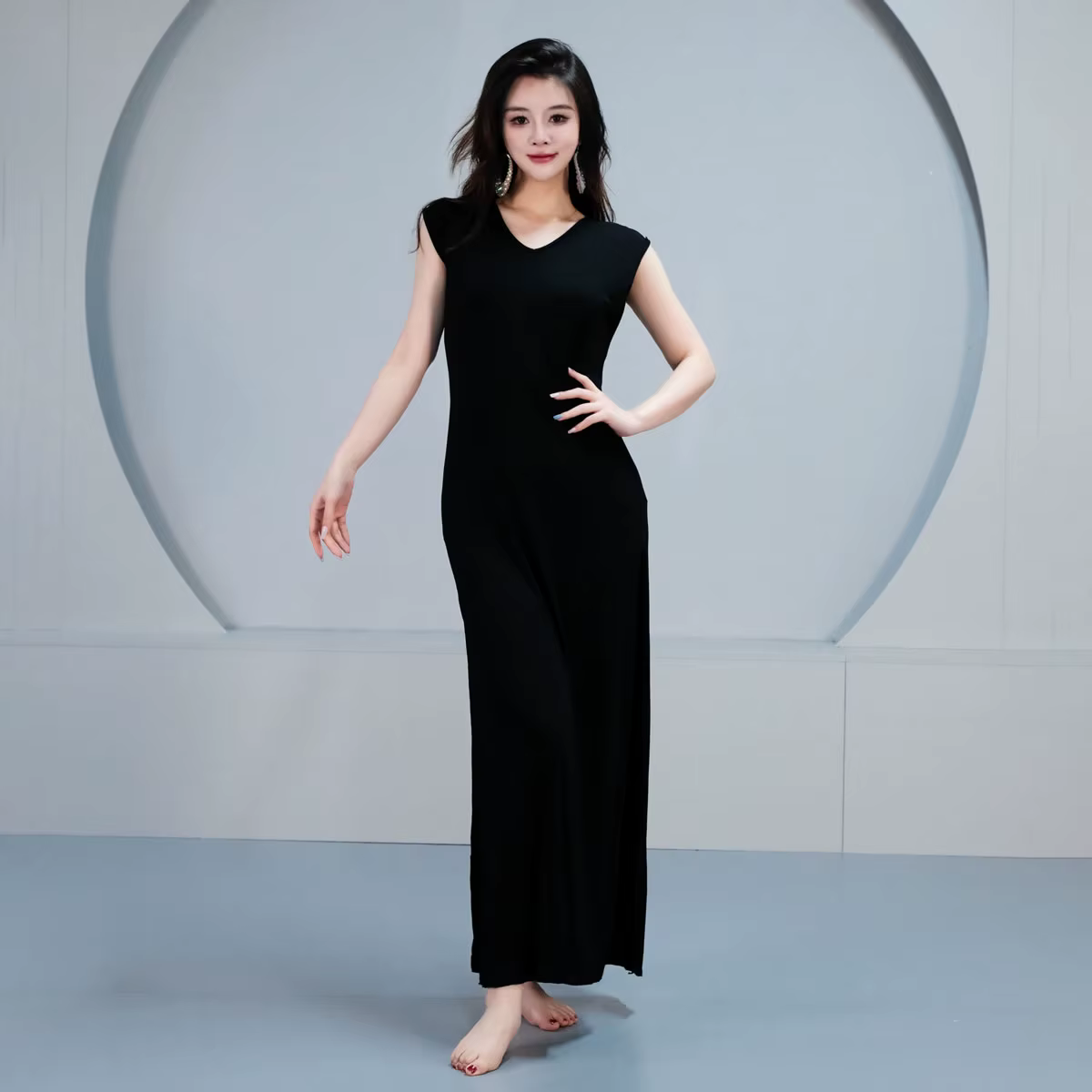 Robes de danse du ventre avancées élégantes brodées Robe Khaleegy adulte femme caftan Robe concours