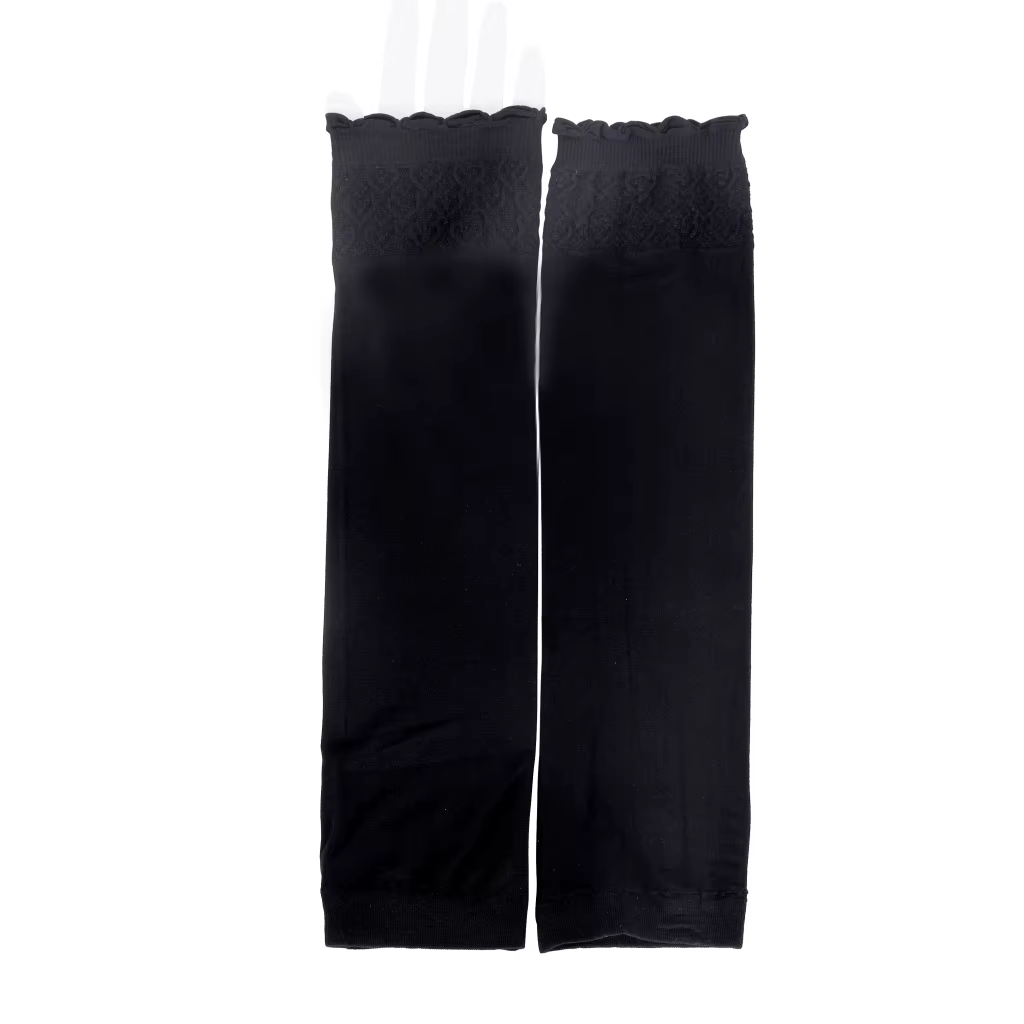 H047 femmes musulmanes élastique à manches longues couverture de bras complet haussement d'épaules m