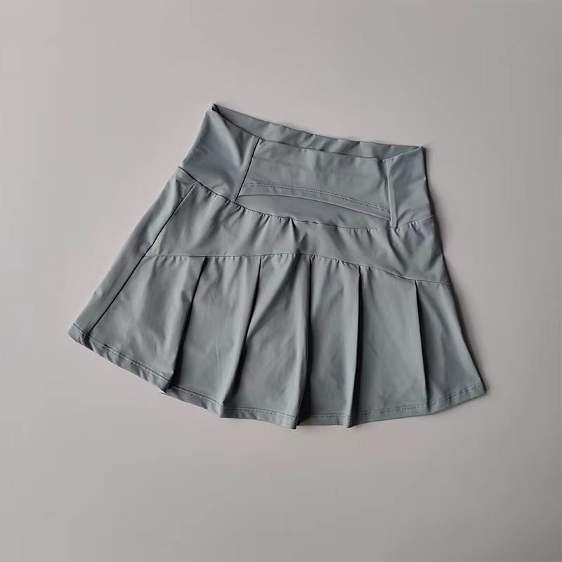 Jupe de Tennis pour femmes, short taille haute, jupe de Sport, short de gymnastique, Fitness, Yoga, 