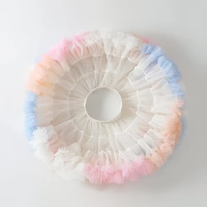 Jupe Tutu luxuriante pour petites filles, jupes bouffantes en Tulle pour filles de 1 à 15 ans, vêtem