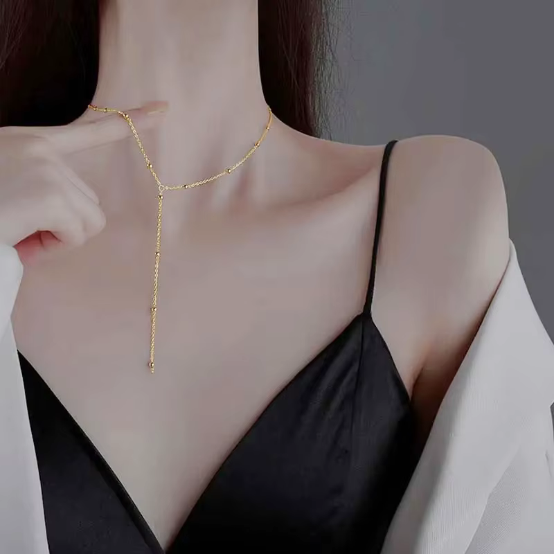 LATS nouveau luxe coloré Long gland collier pour femmes brillant strass cristal Zircon tour de cou b