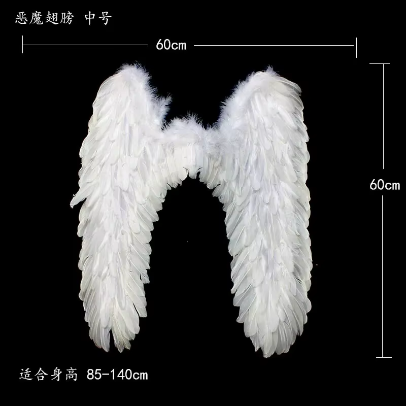Grandes ailes de plumes de fée d'ange, accessoires de spectacle de marche Photo