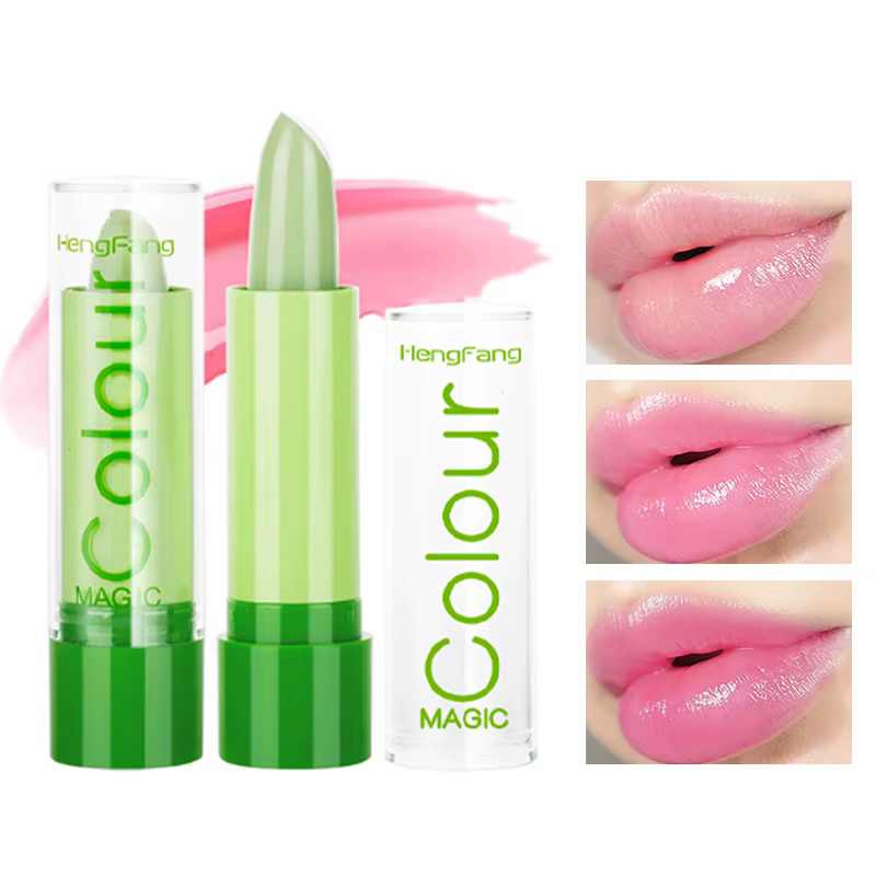 1 pièce Rouge à lèvres hydratant à l'aloe vera qui change de couleur, hydratation longue durée et so