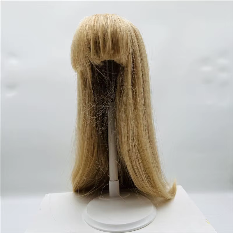 Cheveux longs pour Reborn / BJD Butter Convient au LYumaboof La tête d'un beurre est d'environ 36cm