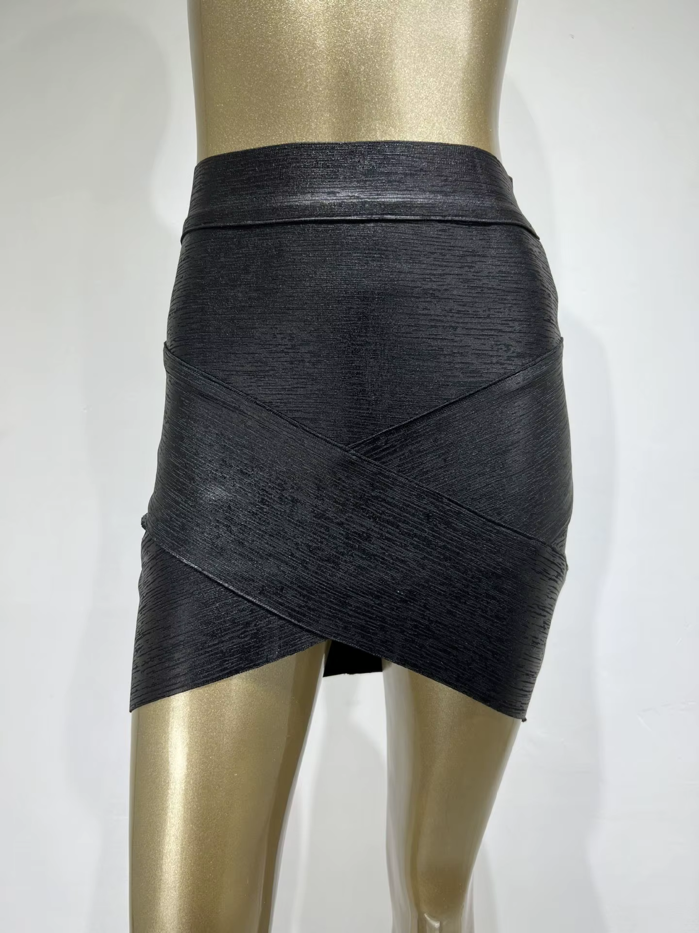 Nouvelle Collection 2026 Mini-jupes pour femmes, sexy, moulantes, à bandage, style mode urbaine, élé
