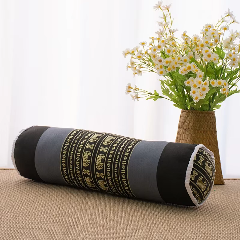 Oreiller rond thaïlandais Long pour salon, canapé, accoudoir, chambre à coucher, coussin de chevet,