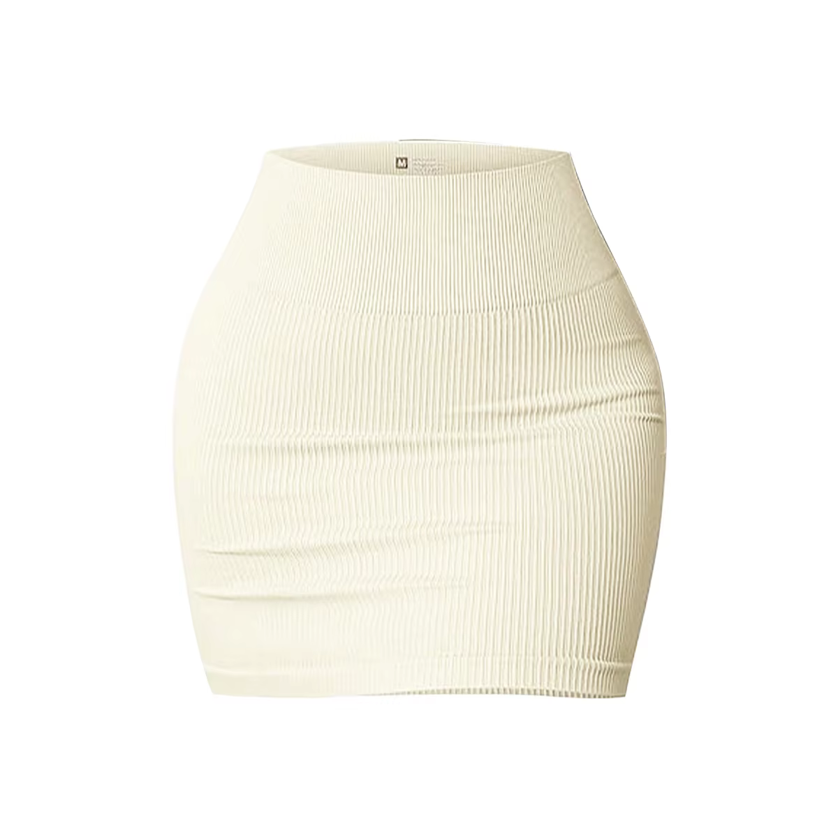 Jupe mini sans couture unie pour femme, effet gainant, anti-frottement, pour yoga, coupe ajustée, dé