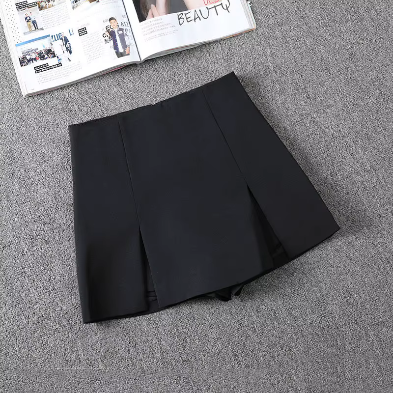 Mini jupes femmes fente taille haute mode coréenne 5XL Sexy Micro jupe Hotsweet été Chic dames Stree
