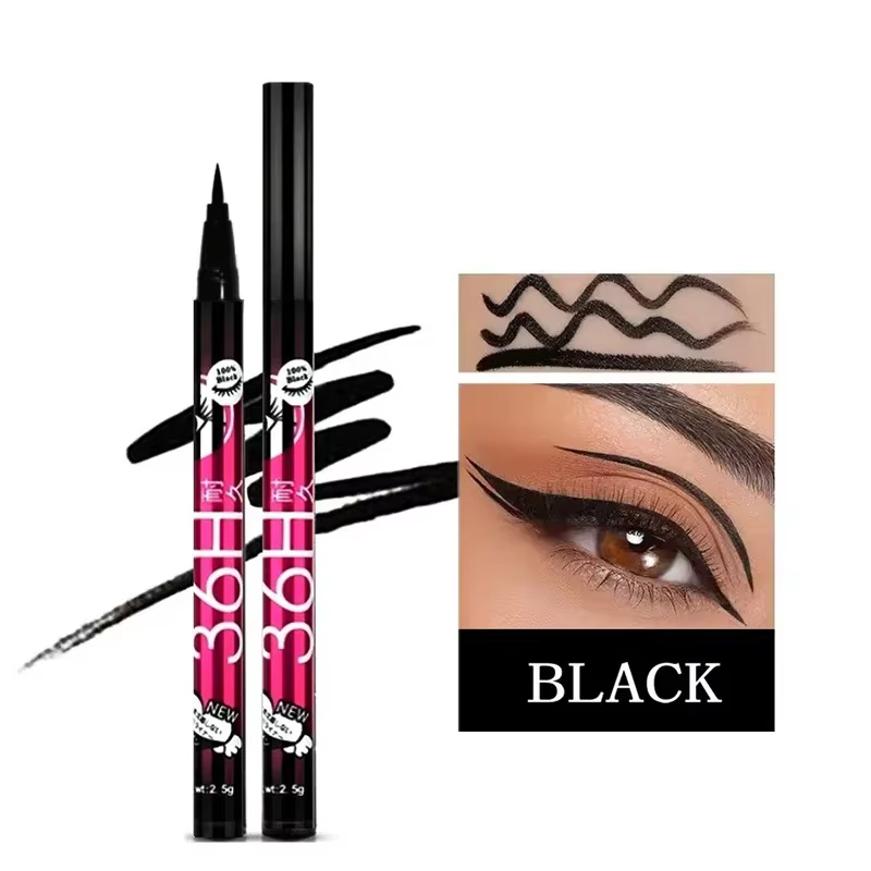 Crayon Eyeliner noir imperméable et résistant à la sueur, stylo liquide longue durée et Non taché po