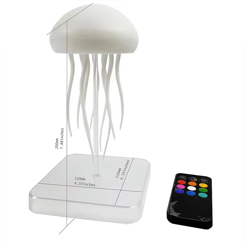 Lampe LED en forme de méduse avec 9 tentacules, 2 modes de fonctionnement, autonomie ultra longue, e
