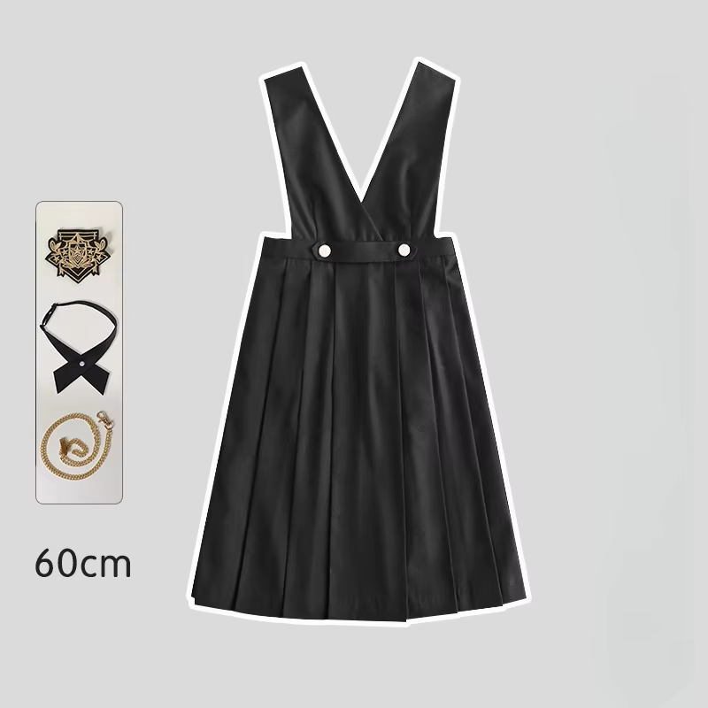 Jupe d'uniforme scolaire polyvalente et mignonne, uniforme JK, robe longue authentique de base de pr