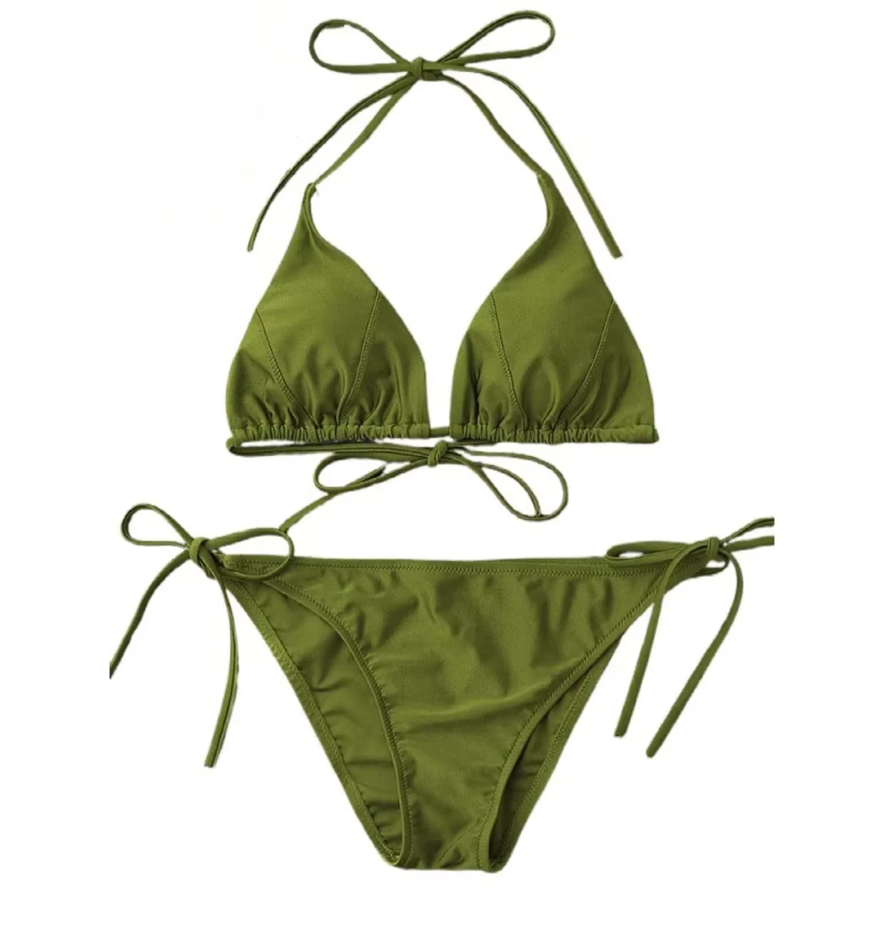 Sexy à manches longues dos nu Bikini ensemble plage vacances maillot de bain femmes fille chaude nou