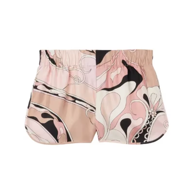 Mode imprimé plage Shorts ensemble Chic femmes sans manches dos nu haut à licou Mini short costume é