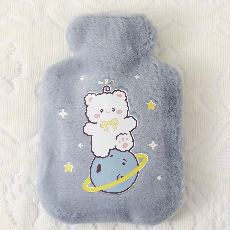 500ML bouteille d'eau chaude douce hiver chauffe-mains mignon Kawaii bouteille d'eau pour les filles