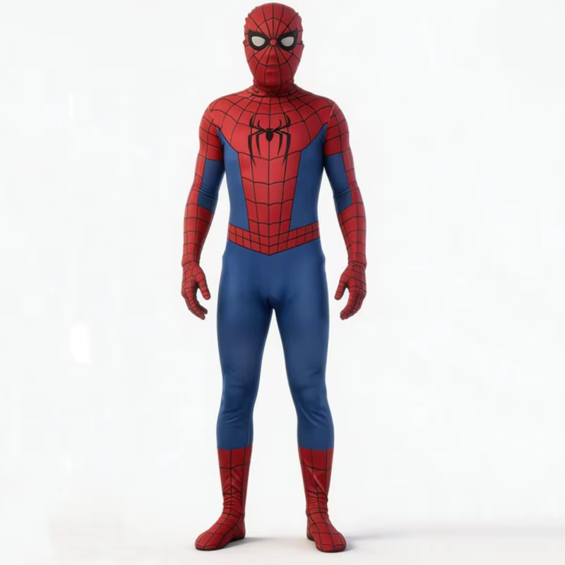 Nouveau Costume de Cosplay Spiderman 4 Peter Parker, Tenue Complète Intégrale pour Adulte, Idéal pou