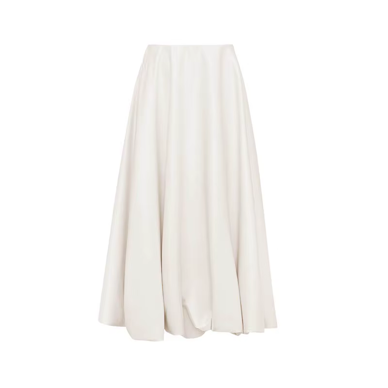 AEL-Mini jupe sirène en mousseline de soie pour femme, ligne A, mode élégante, cheminement, nouveau,