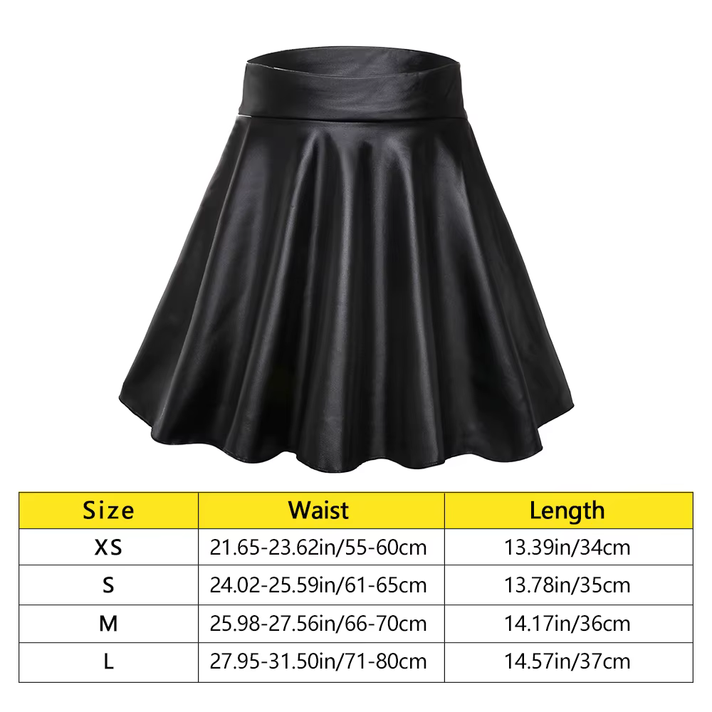 Jupes courtes en Faux cuir pour femmes, Mini jupe courte élastique taille haute, polyvalente pour pa