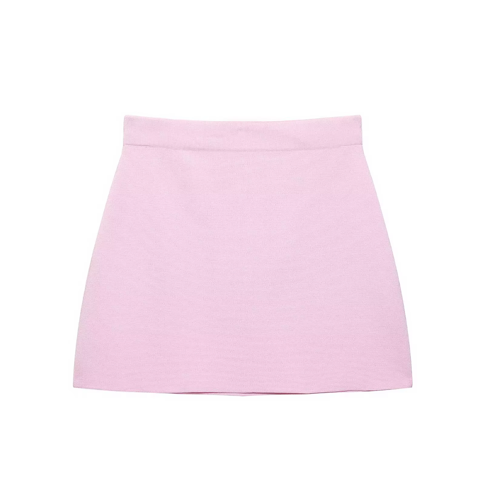 HH – jupe tricotée Sexy pour femmes, costume col ras du cou, simple boutonnage, haut à manches court
