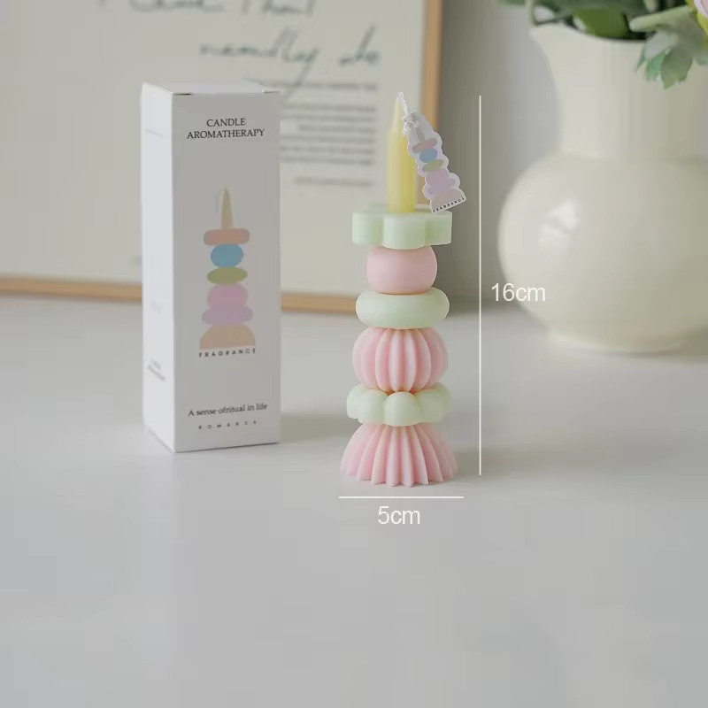 Bougie DIY à longue tige, bougie parfumée, bougie d'aromathérapie en cire de soja, bougie de mariage