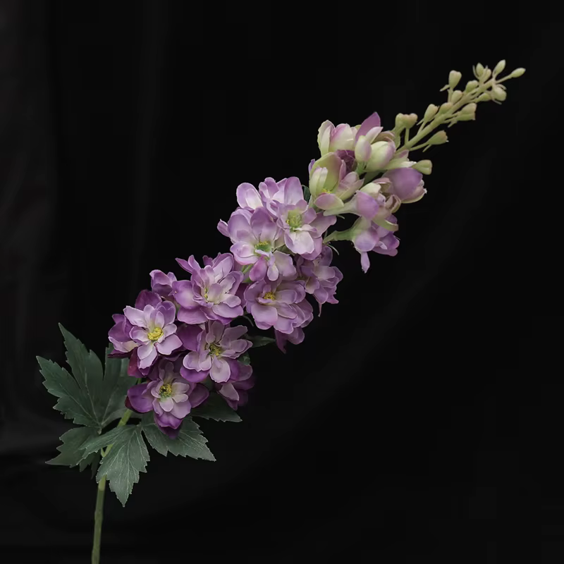 Fleurs artificielles 75CM longue branche Hyacinthus soie Delphinium maison salon Vase Arrangement fl