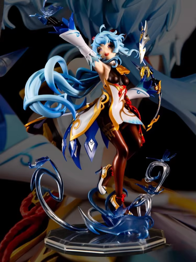 Genshin Impact Ganyu 28 cm figurine-poupée à collectionner décor de bureau cadeau Surprise pour les