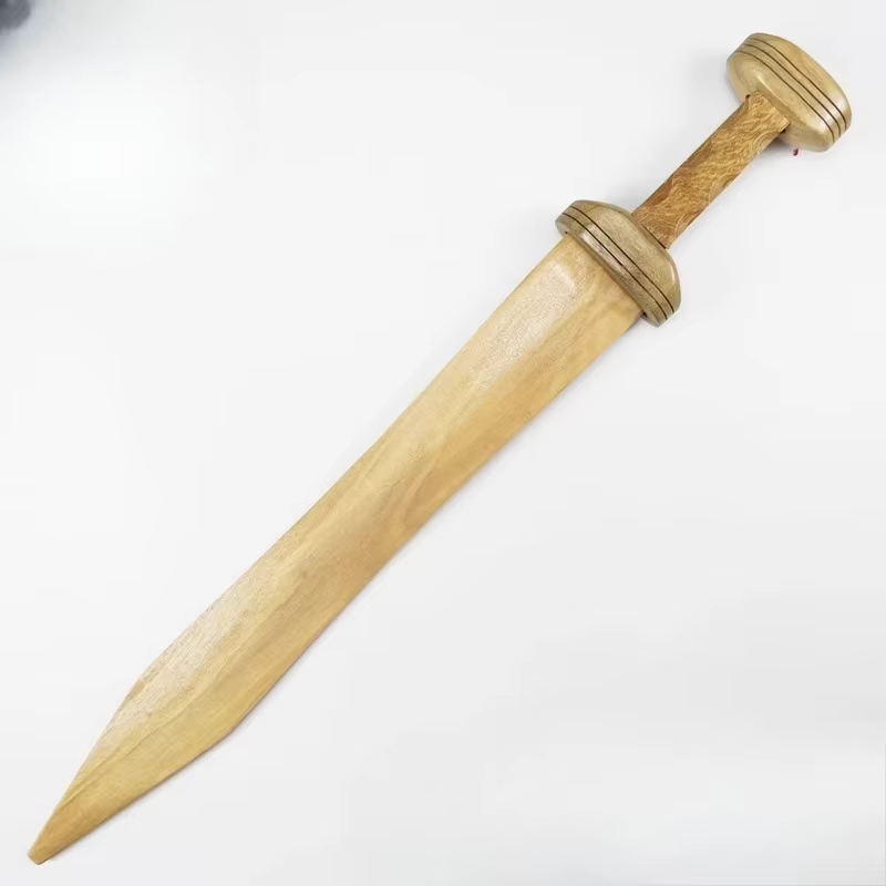 Sabre court en bois, sabre de colisee, arts martiaux, accessoires de pratique, gladiateur romain ant