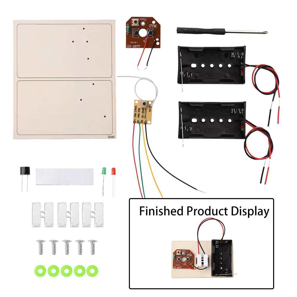 Kit Télégraphe Sans Fil Code Morse Émetteur Récepteur Courte / Longue Portée pour Étudiants, Éducati